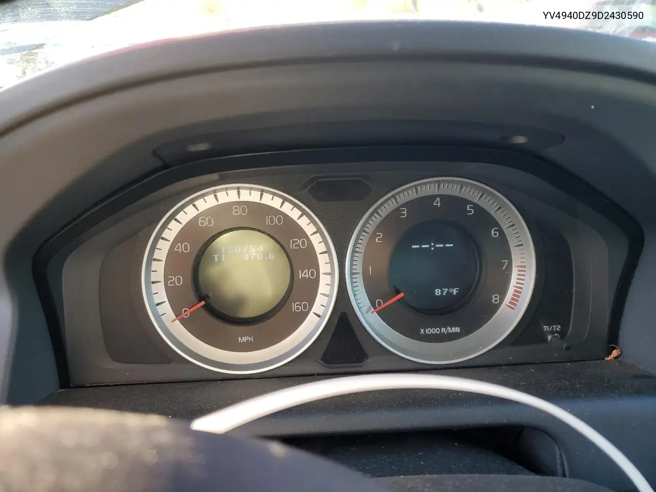 YV4940DZ9D2430590 2013 Volvo Xc60 3.2