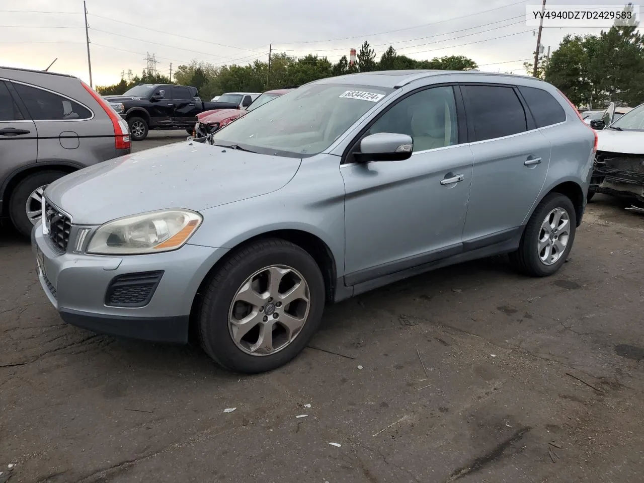 2013 Volvo Xc60 3.2 VIN: YV4940DZ7D2429583 Lot: 68344724