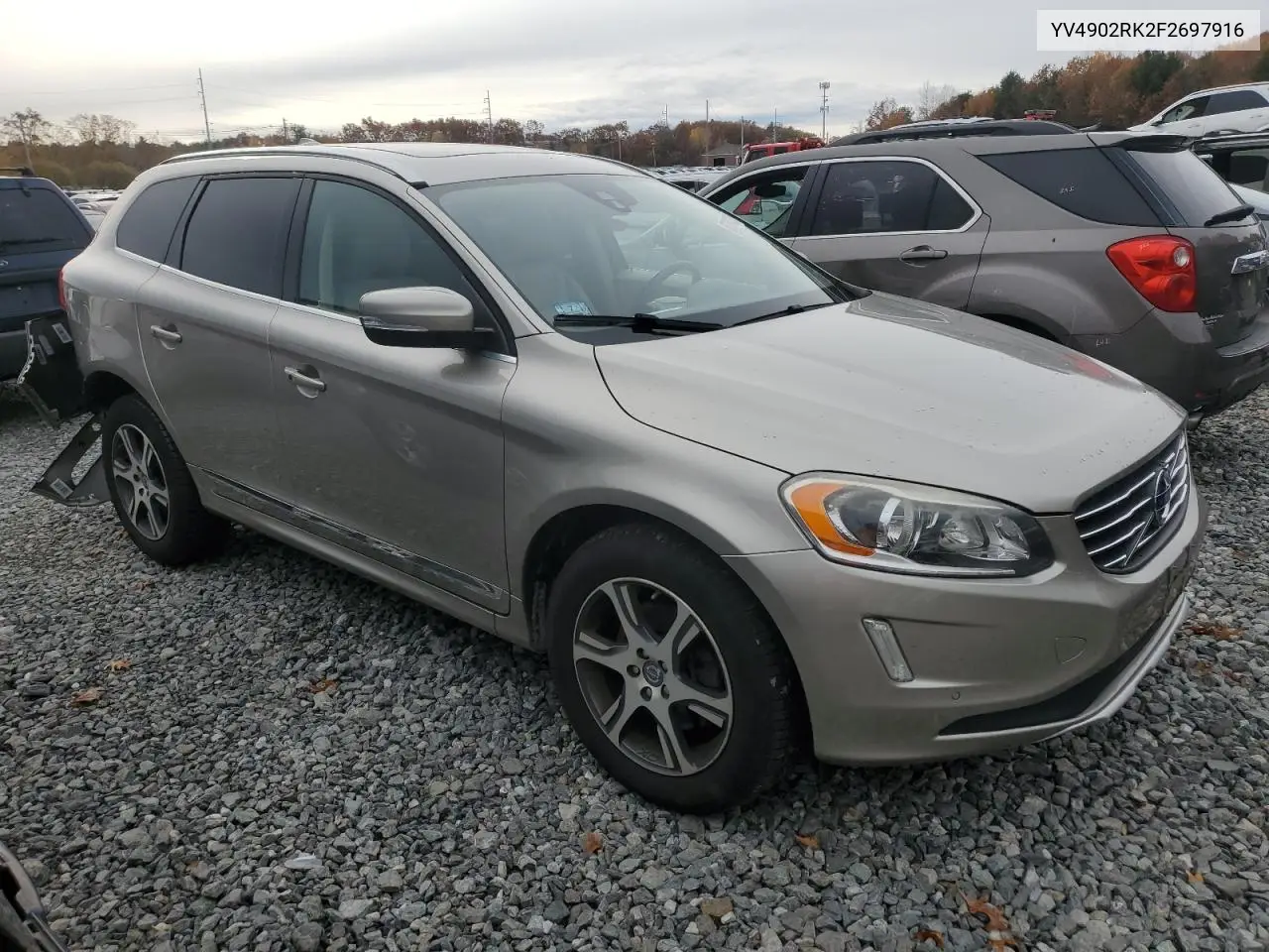 YV4902RK2F2697916 2015 Volvo Xc60 T6 Premier