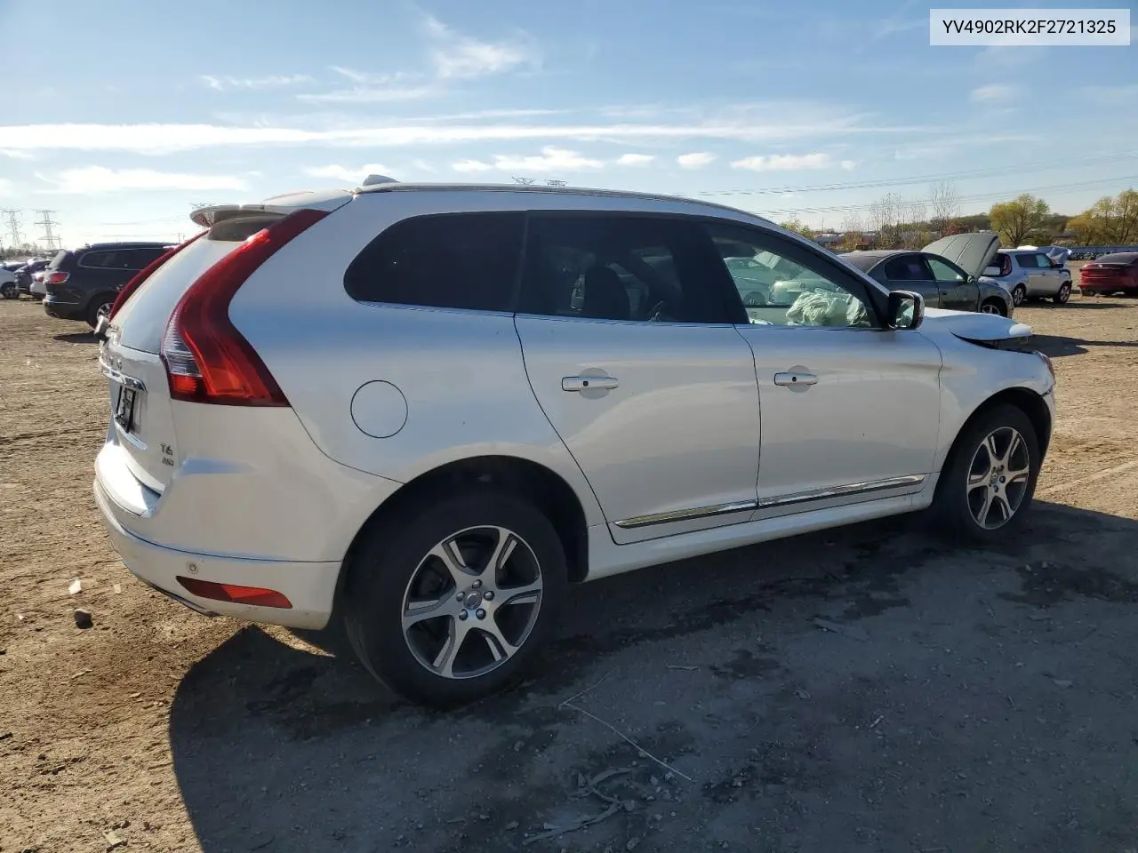 YV4902RK2F2721325 2015 Volvo Xc60 T6 Premier