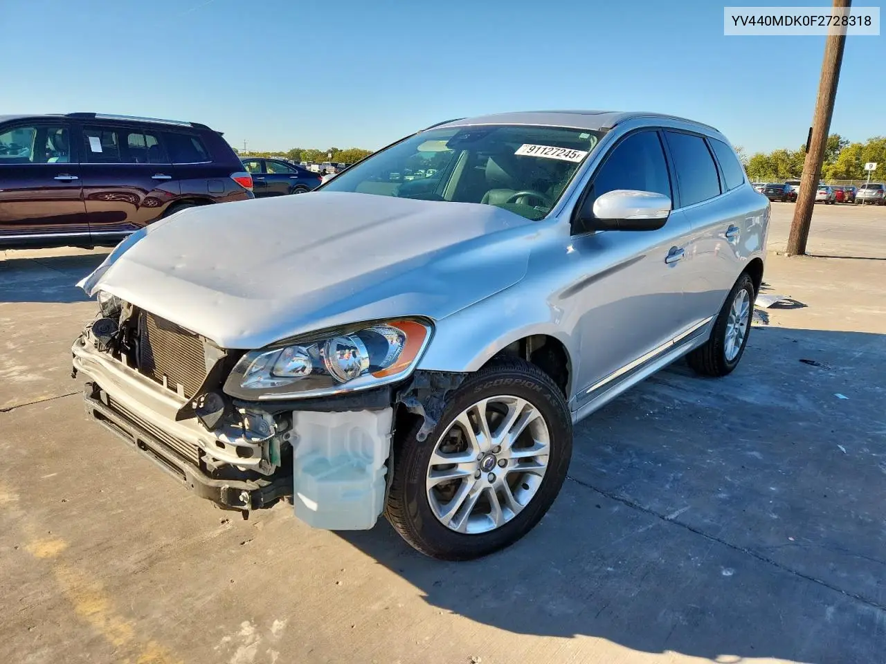 YV440MDK0F2728318 2015 Volvo Xc60 T5 Premier