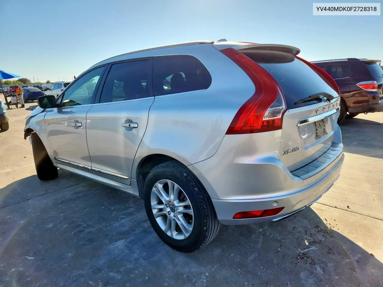 YV440MDK0F2728318 2015 Volvo Xc60 T5 Premier