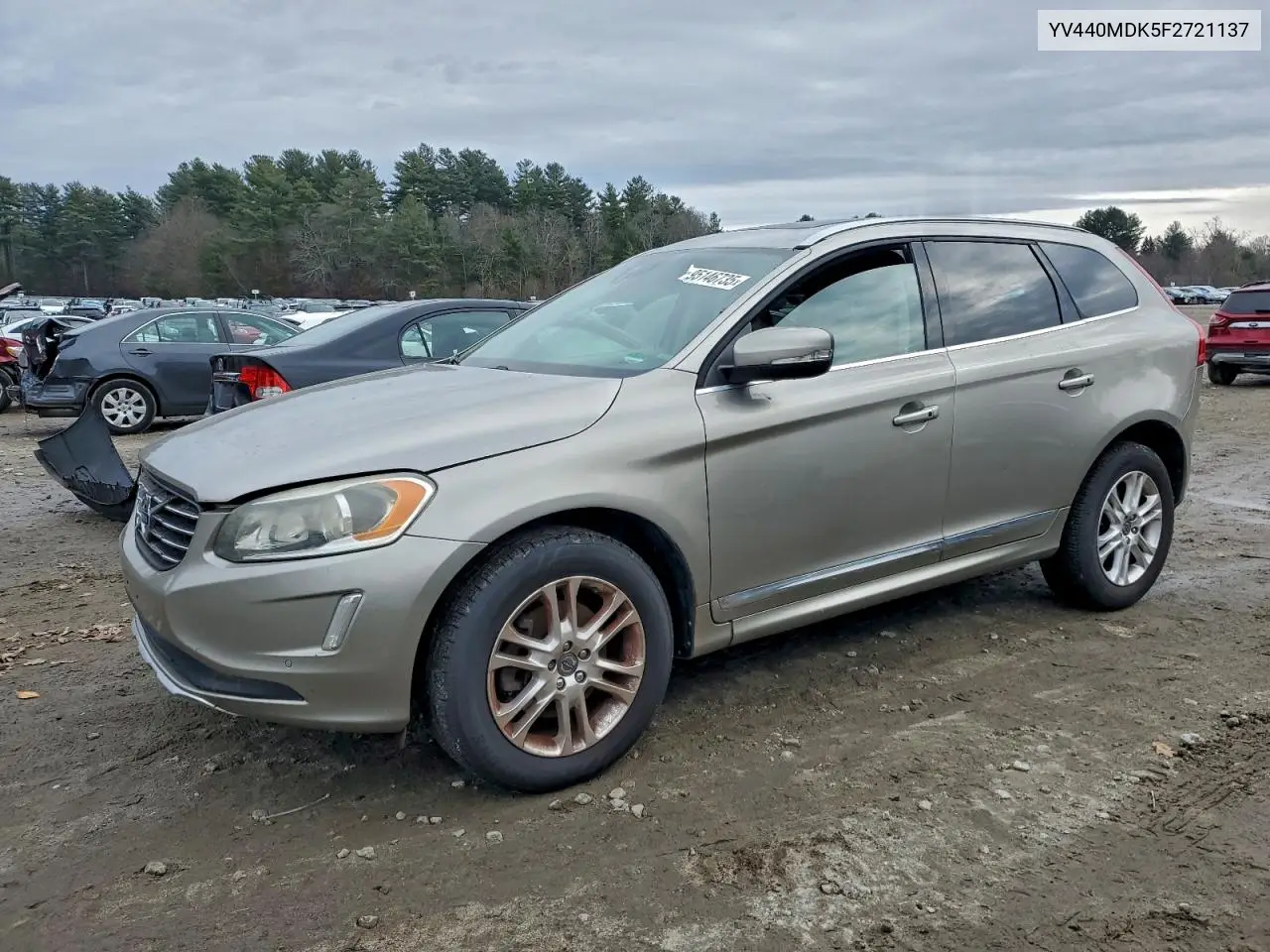 YV440MDK5F2721137 2015 Volvo Xc60 T5 Premier