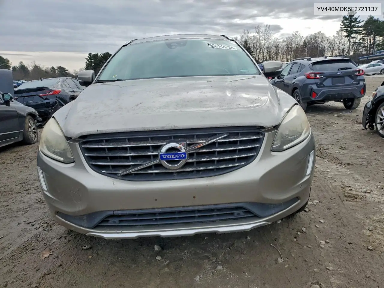 YV440MDK5F2721137 2015 Volvo Xc60 T5 Premier