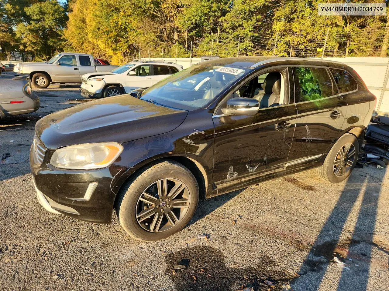 YV440MDR1H2034799 2017 Volvo Xc60 T5 Dynamic