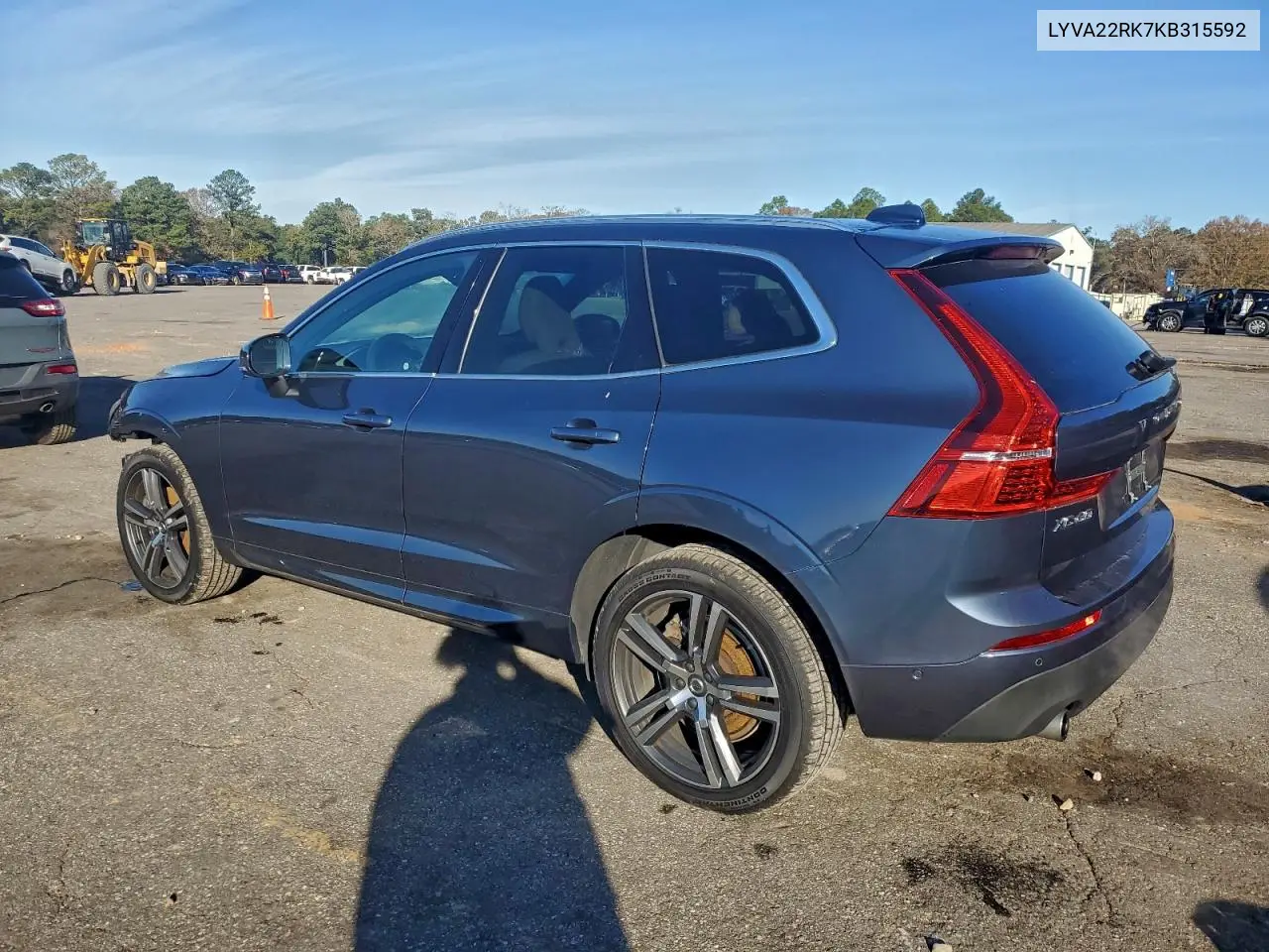 LYVA22RK7KB315592 2019 Volvo Xc60 T6 Momentum