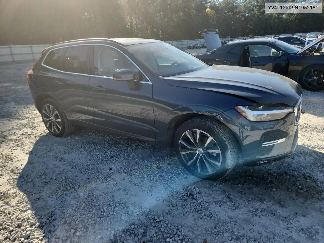 YV4L12RK9N1952181 2022 Volvo Xc60 B5 Momentum