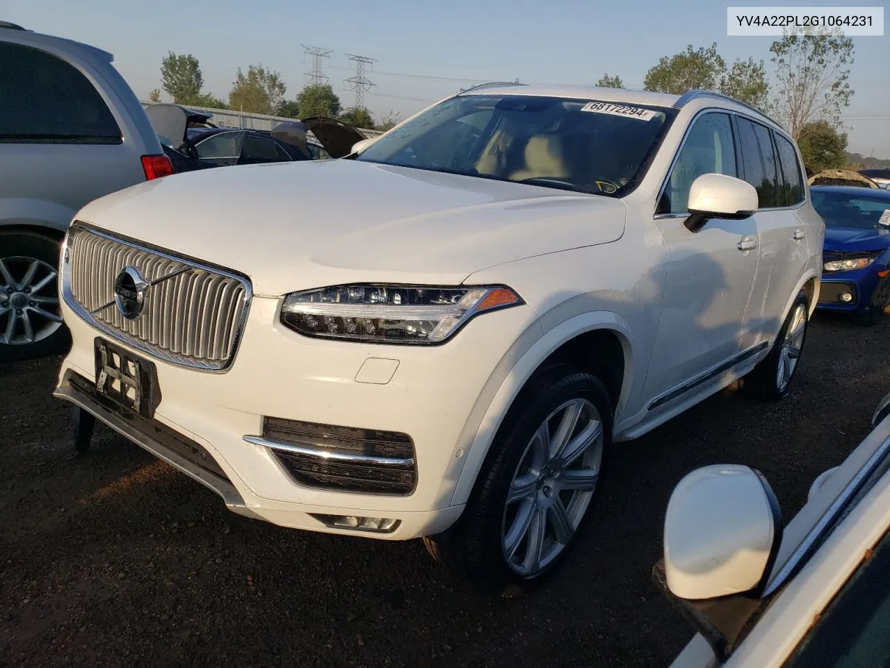 YV4A22PL2G1064231 2016 Volvo Xc90 T6