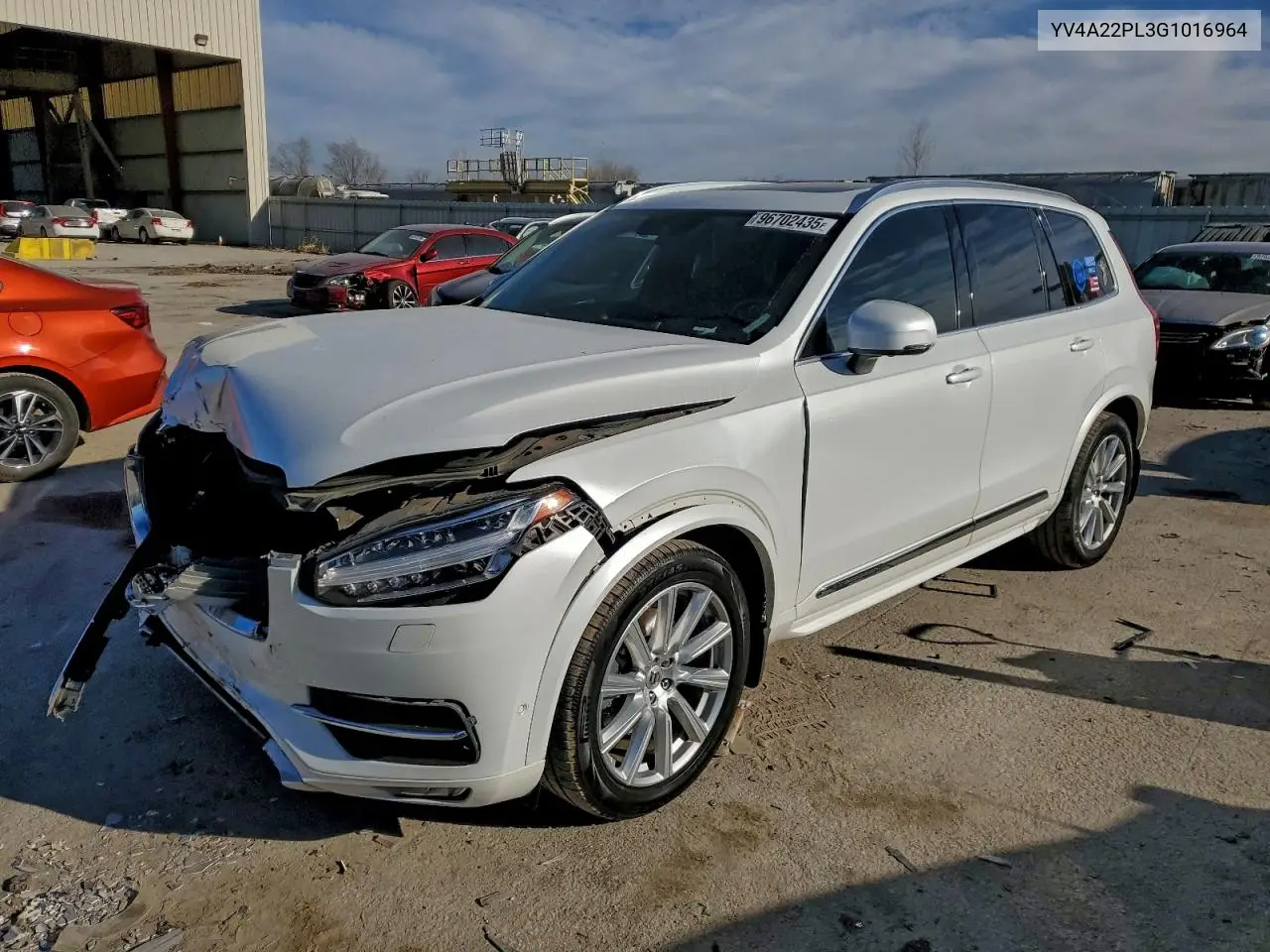 YV4A22PL3G1016964 2016 Volvo Xc90 T6