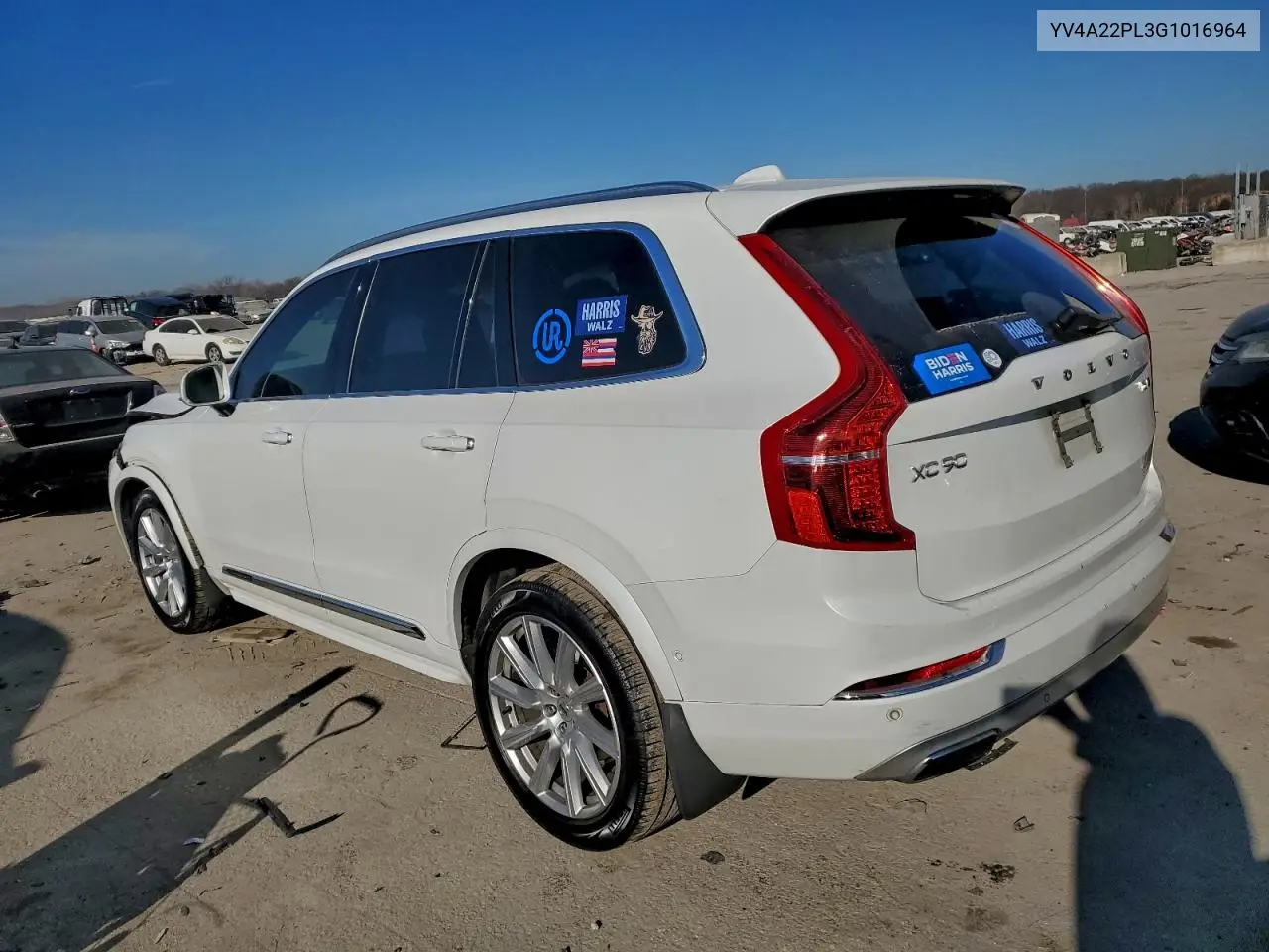 YV4A22PL3G1016964 2016 Volvo Xc90 T6