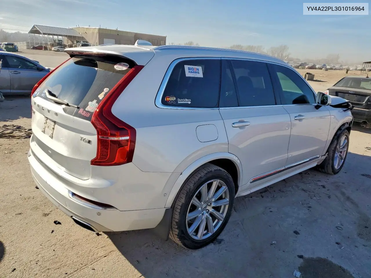 YV4A22PL3G1016964 2016 Volvo Xc90 T6