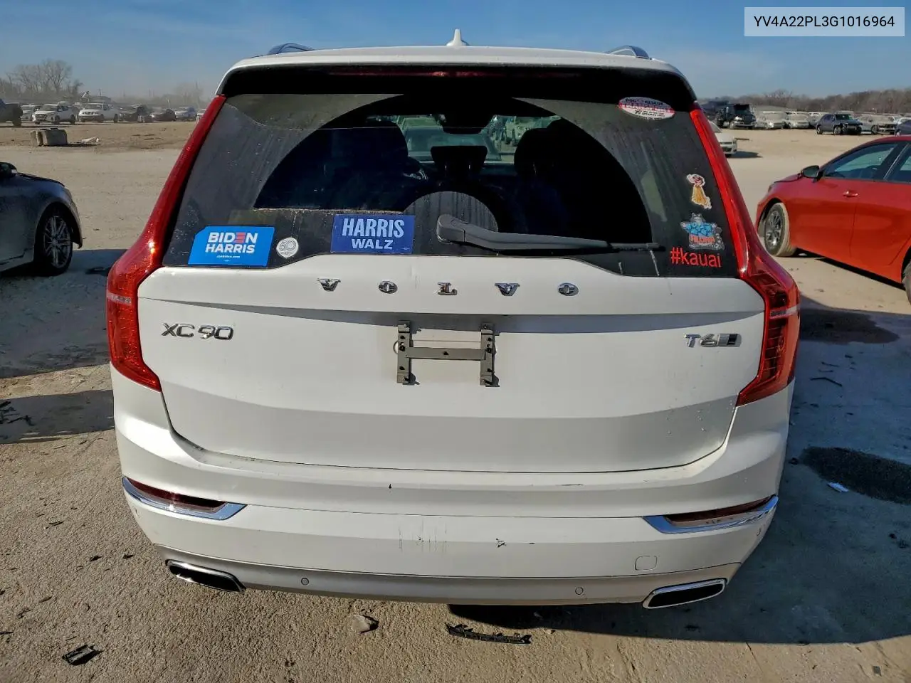 YV4A22PL3G1016964 2016 Volvo Xc90 T6