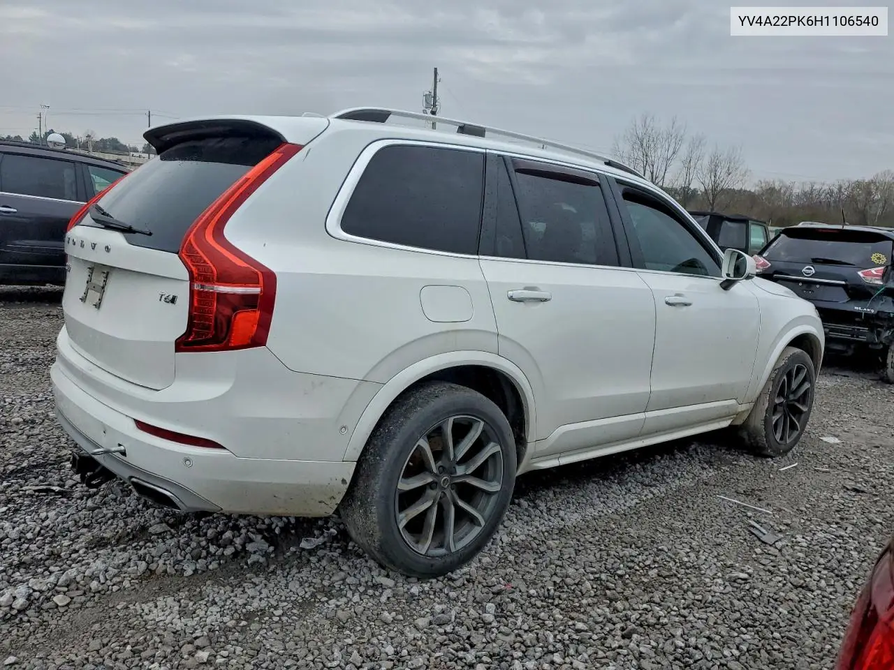 YV4A22PK6H1106540 2017 Volvo Xc90 T6