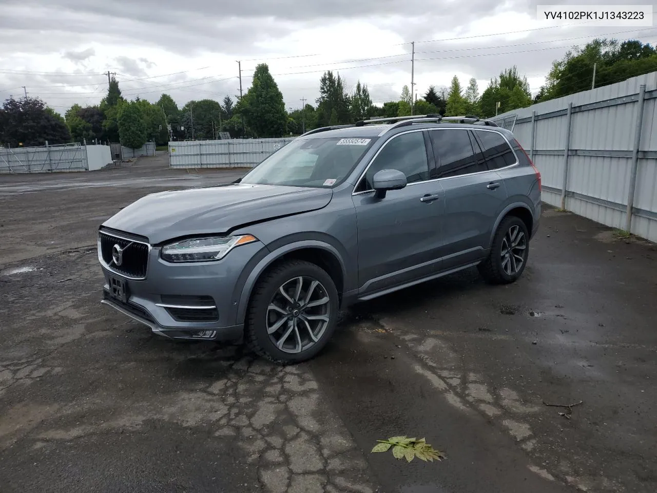 YV4102PK1J1343223 2018 Volvo Xc90 T5