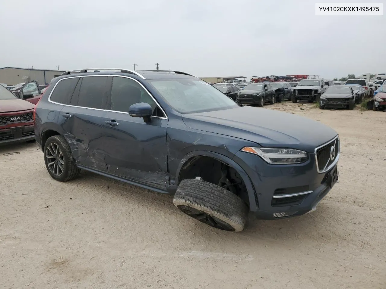 YV4102CKXK1495475 2019 Volvo Xc90 T5 Momentum