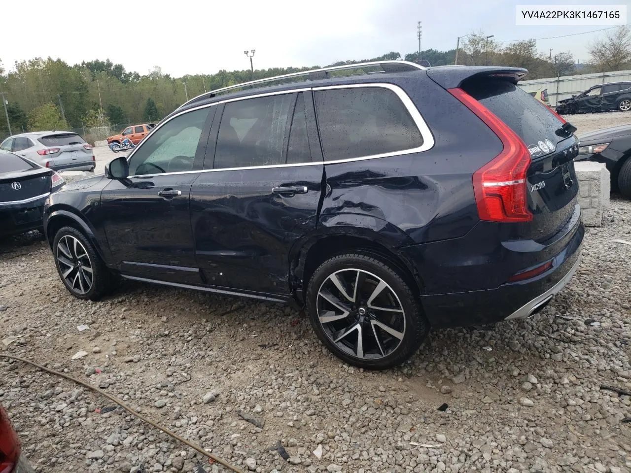 2019 Volvo Xc90 T6 Momentum VIN: YV4A22PK3K1467165 Lot: 71665354