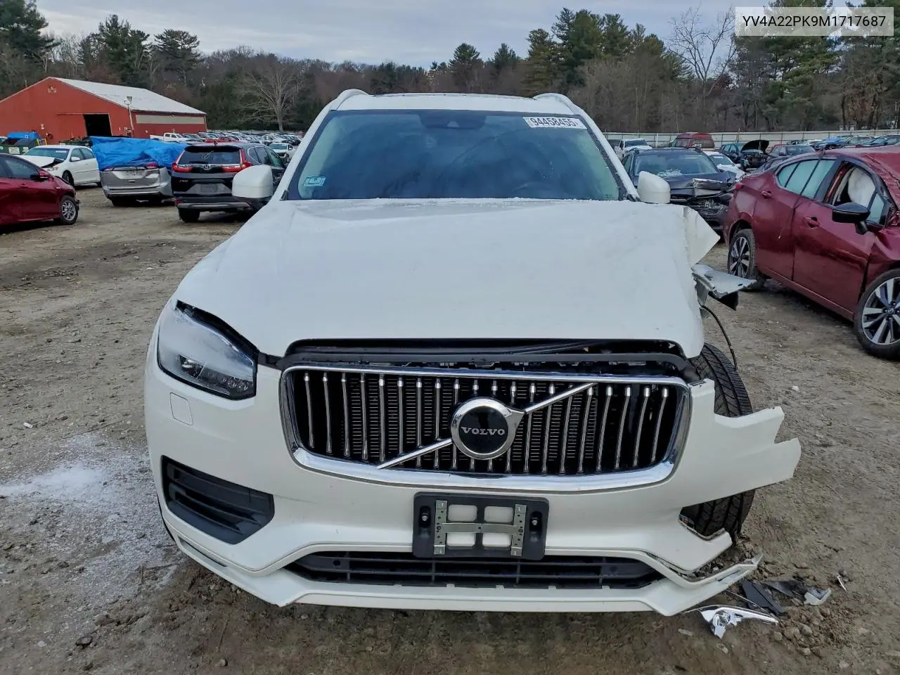 YV4A22PK9M1717687 2021 Volvo Xc90 T6 Momentum
