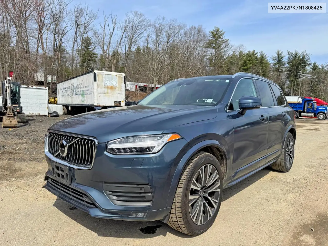 2022 Volvo Xc90 T6 Momentum VIN: YV4A22PK7N1808426 Lot: 52319996