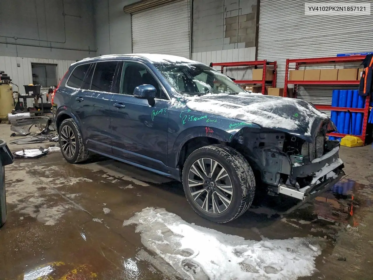 YV4102PK2N1857121 2022 Volvo Xc90 T5 Momentum
