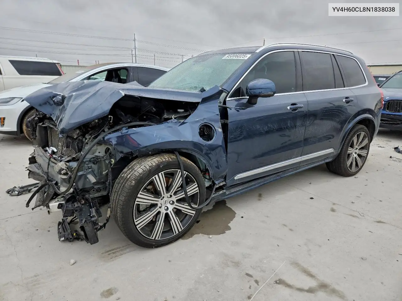 YV4H60CL8N1838038 2022 Volvo Xc90 T8 Recharge Inscription