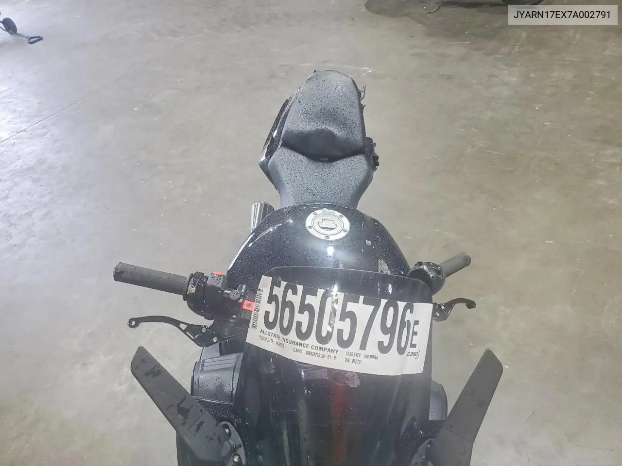 2007 Yamaha Fz1 S VIN: JYARN17EX7A002791 Lot: 56505796