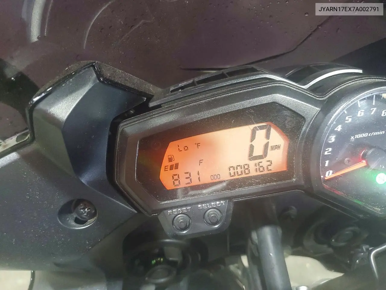 2007 Yamaha Fz1 S VIN: JYARN17EX7A002791 Lot: 56505796
