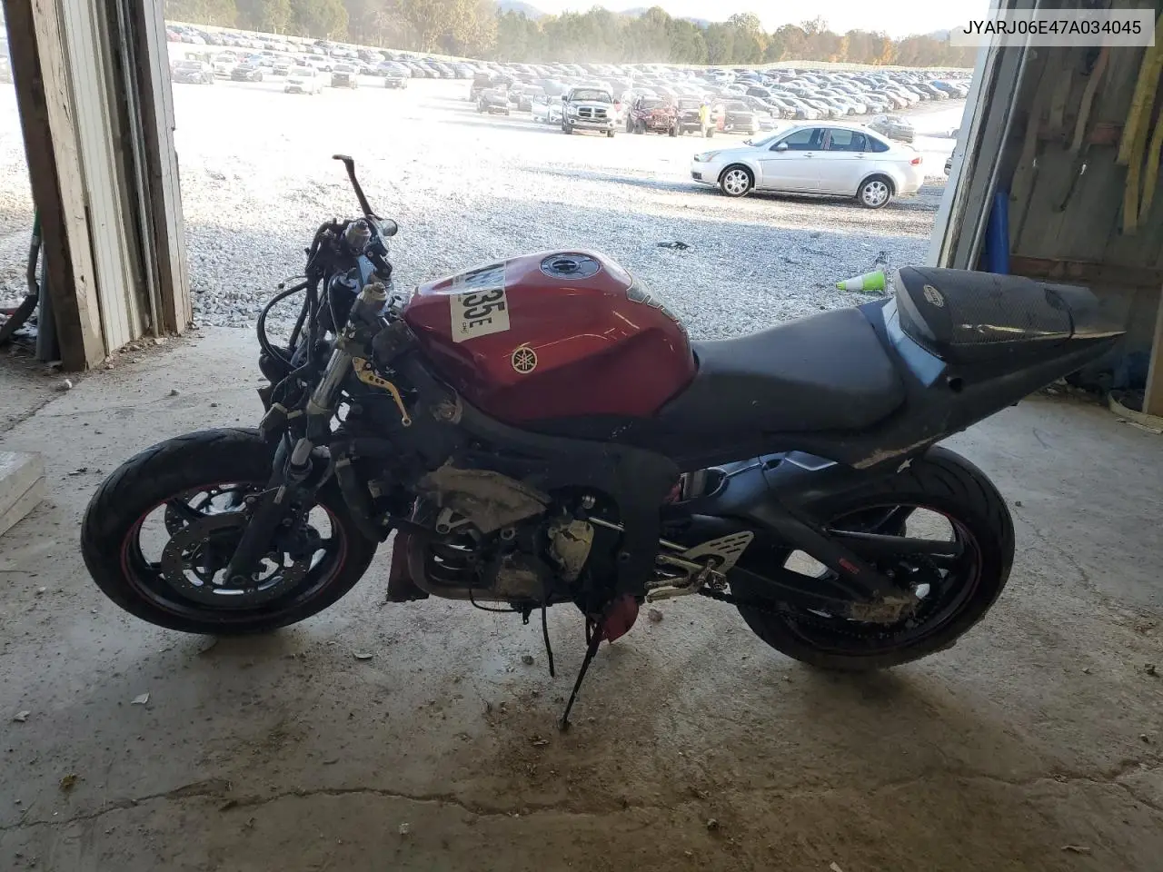 JYARJ06E47A034045 2007 Yamaha Yzfr6 S