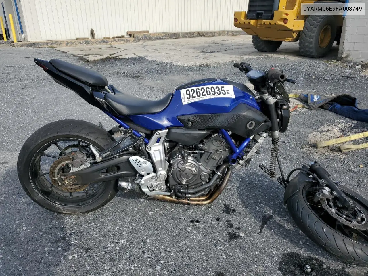 JYARM06E9FA003749 2015 Yamaha Fz07