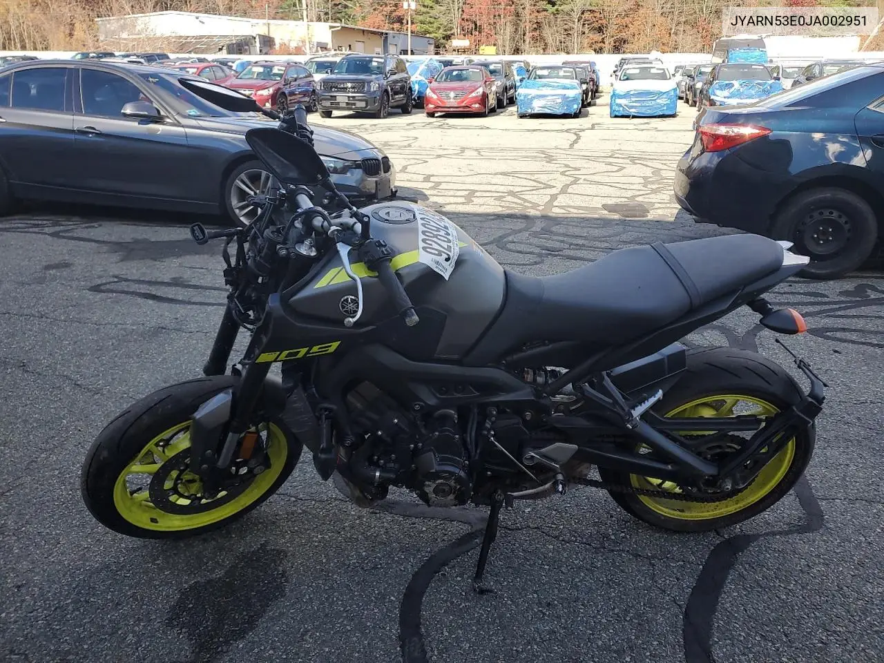 JYARN53E0JA002951 2018 Yamaha Mt09