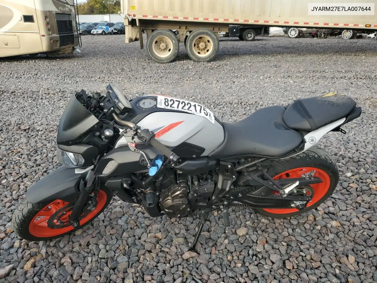 JYARM27E7LA007644 2020 Yamaha Mt07