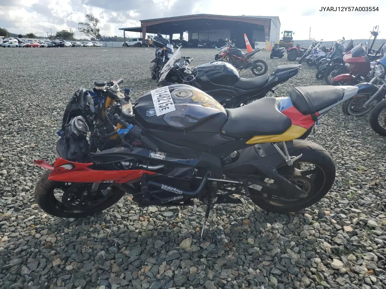 JYARJ12Y57A003554 2007 Yamaha Yzfr6 L