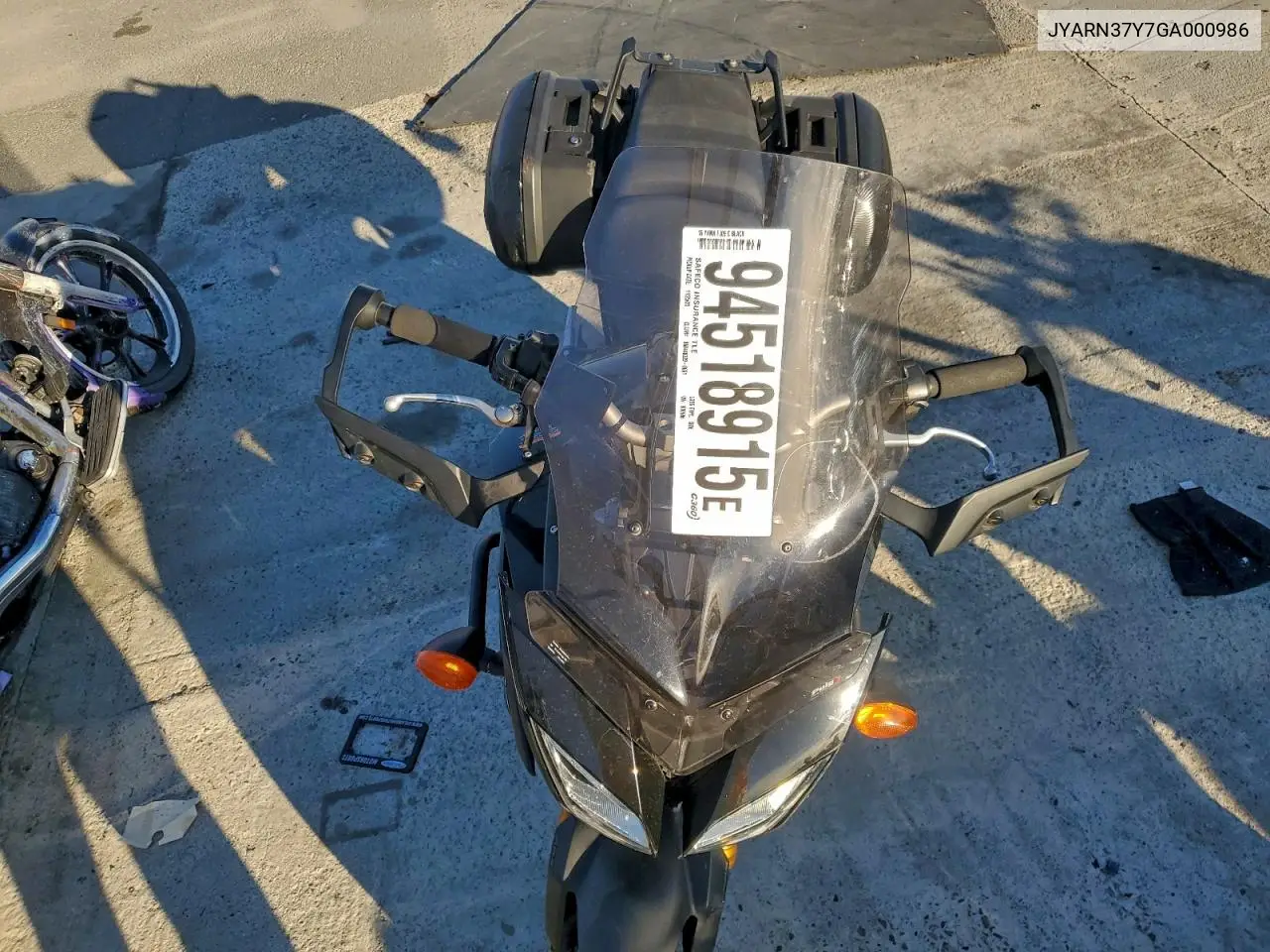 JYARN37Y7GA000986 2016 Yamaha Fj09 C