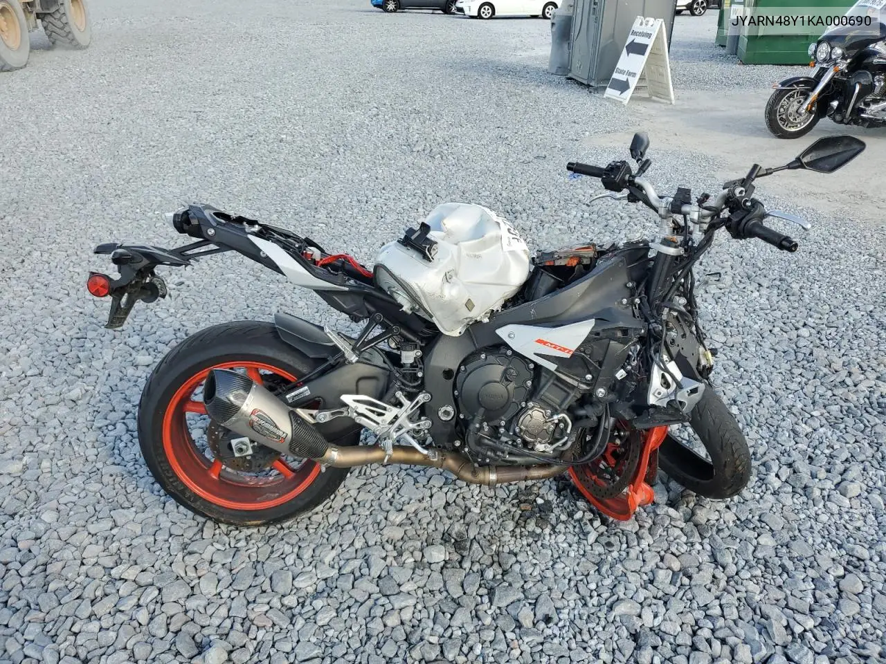 JYARN48Y1KA000690 2019 Yamaha Mtn1000 C