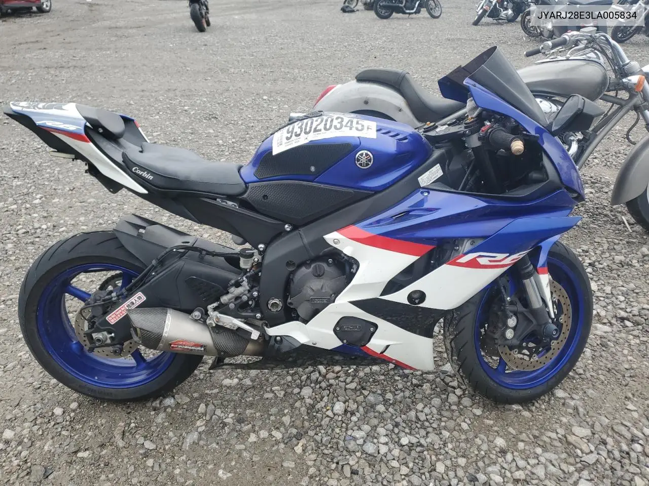 JYARJ28E3LA005834 2020 Yamaha Yzfr6
