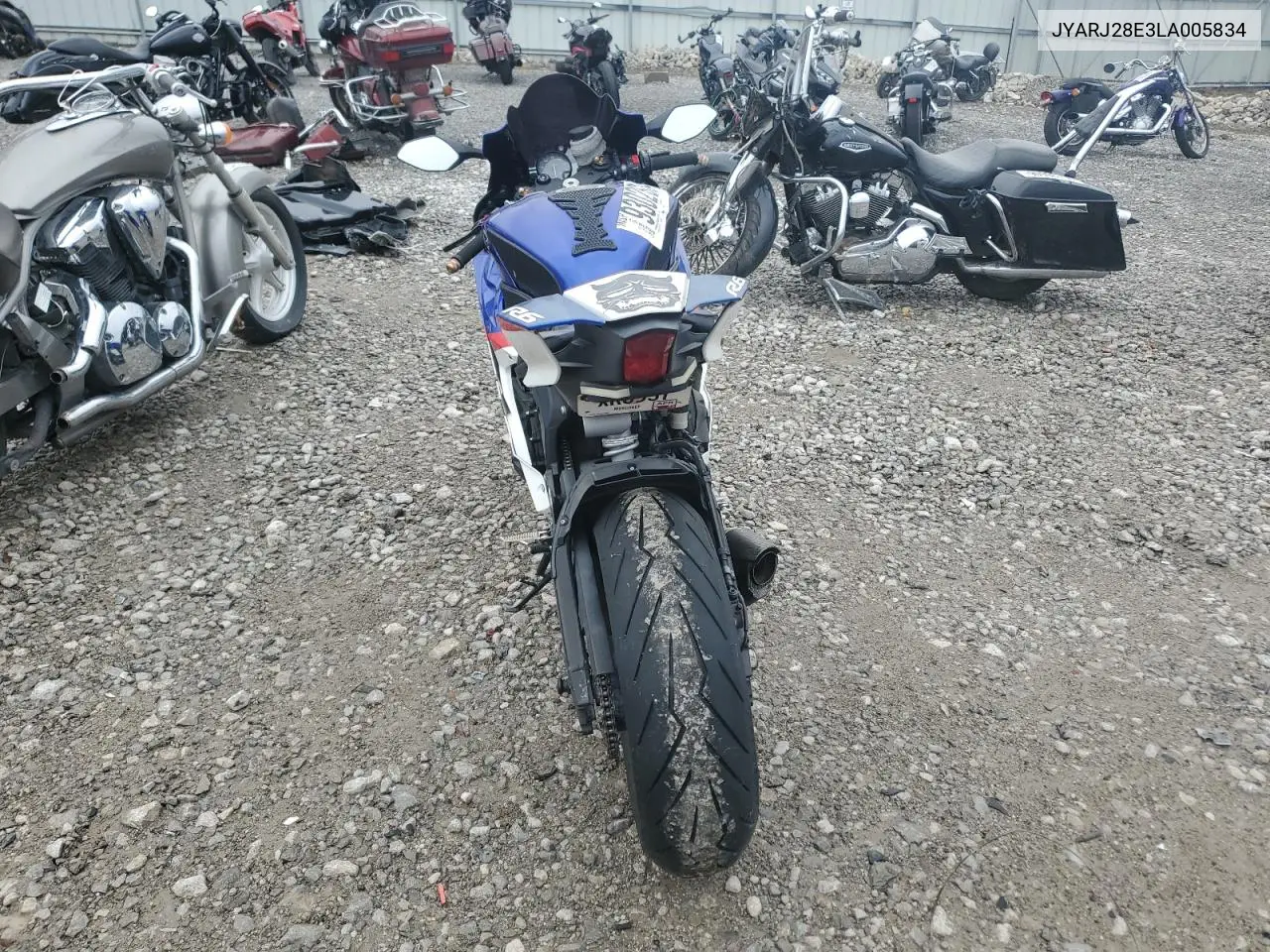 JYARJ28E3LA005834 2020 Yamaha Yzfr6