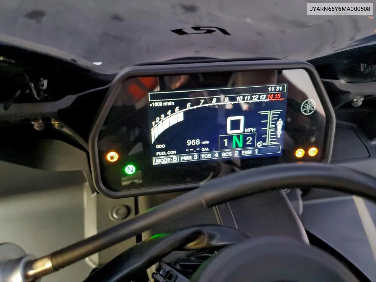 JYARN66Y6MA000508 2021 Yamaha Yzfr1