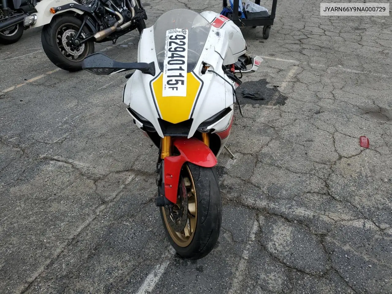 JYARN66Y9NA000729 2022 Yamaha Yzfr1