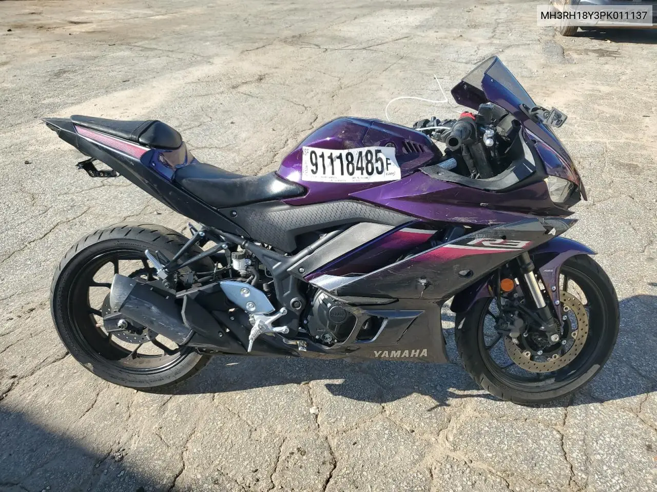 MH3RH18Y3PK011137 2023 Yamaha Yzfr3 A