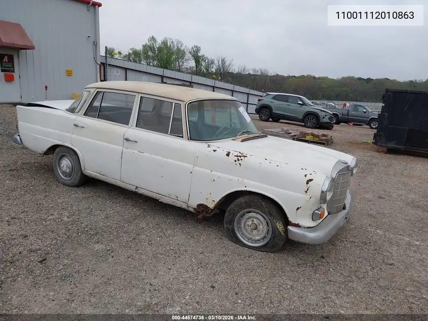 11001112010863 1966 Mercedes Benz 230