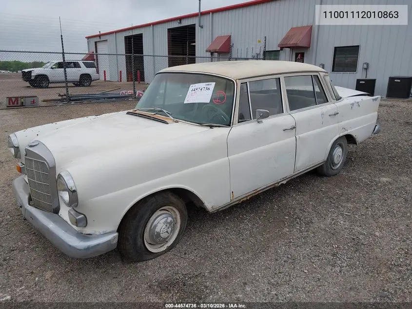 11001112010863 1966 Mercedes Benz 230