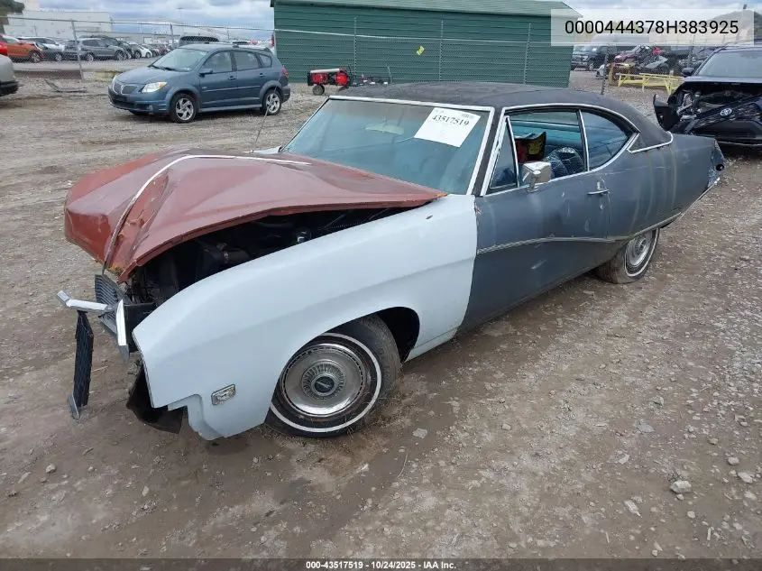 0000444378H383925 1968 Buic Skylark Custom