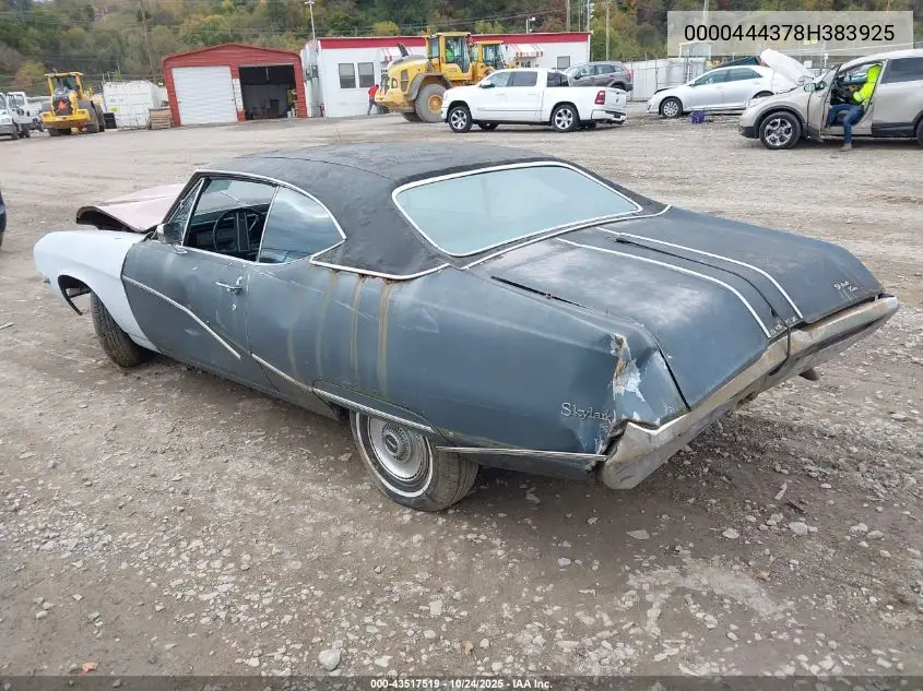 0000444378H383925 1968 Buic Skylark Custom