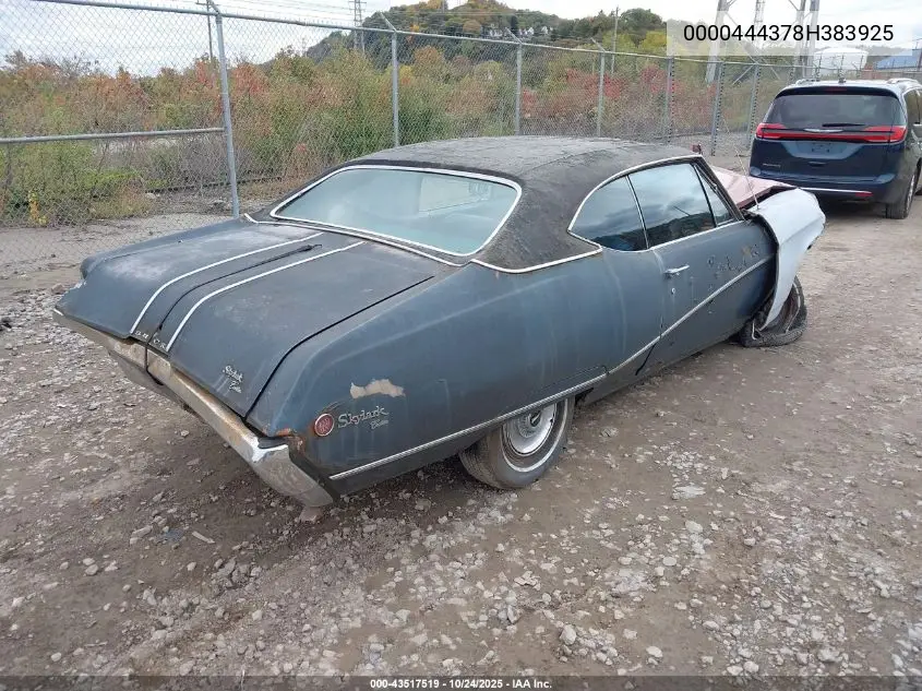 0000444378H383925 1968 Buic Skylark Custom