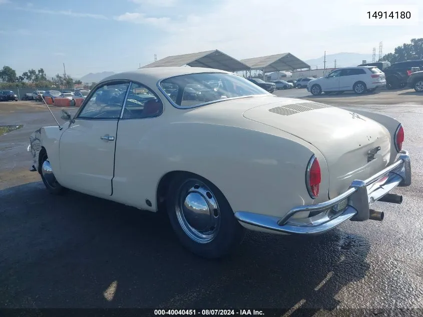 149141080 1969 Volkswagen Karmann Ghia