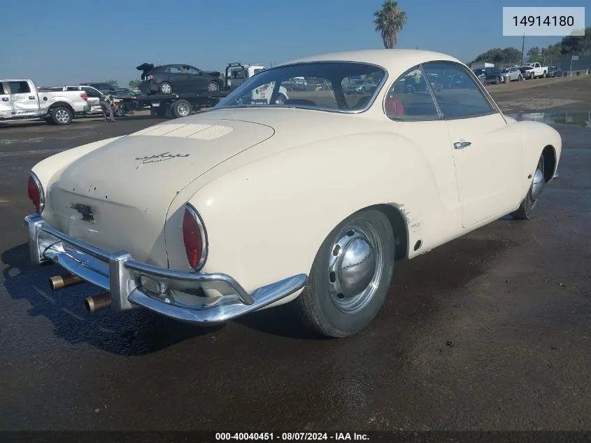 149141080 1969 Volkswagen Karmann Ghia