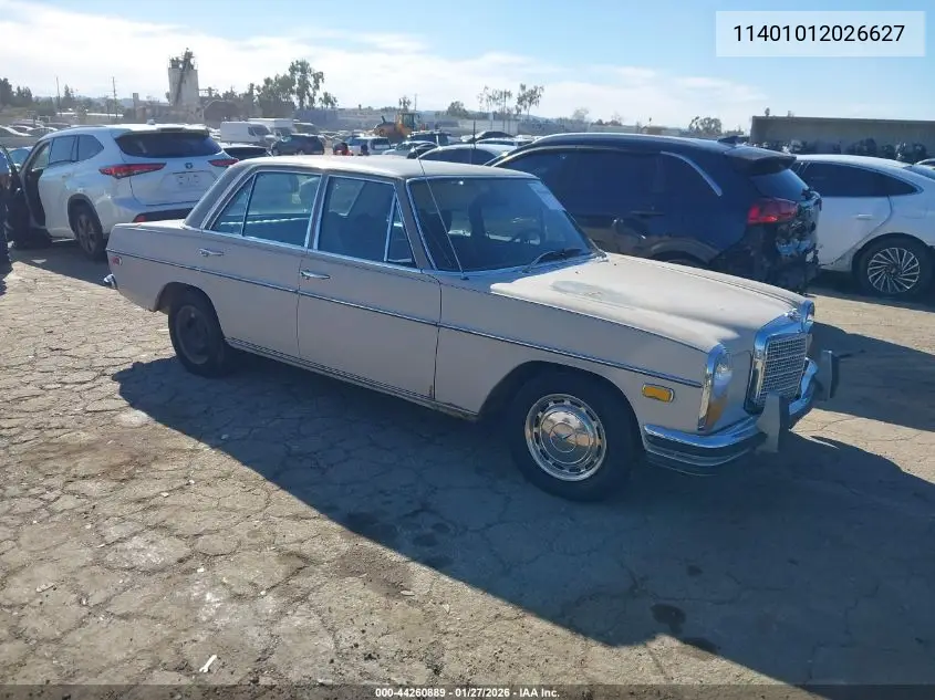 11401012026627 1969 Mercedes Benz Other