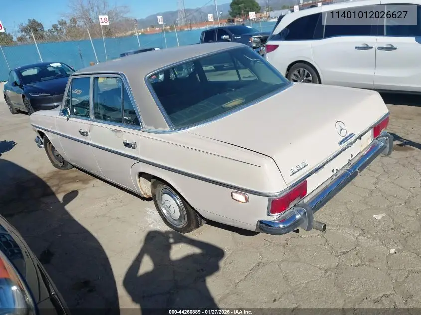 11401012026627 1969 Mercedes Benz Other