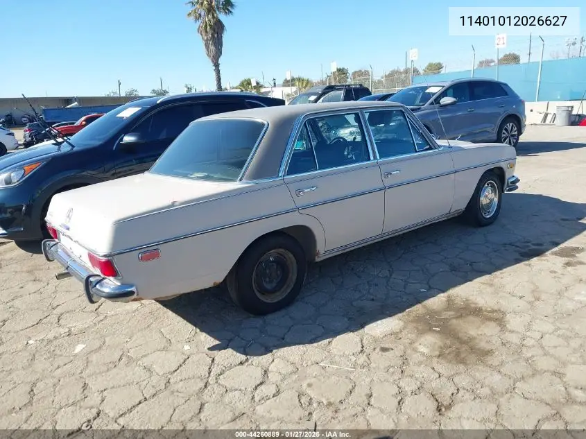 11401012026627 1969 Mercedes Benz Other