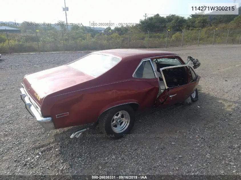 114271W300215 1971 Chev Nova