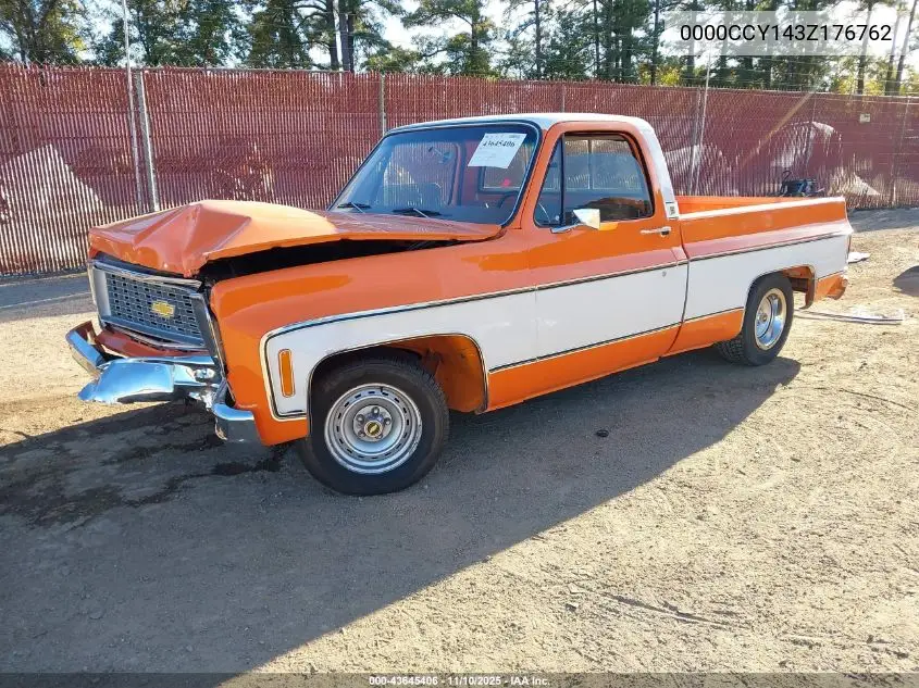 0000CCY143Z176762 1973 Chevrolet C10